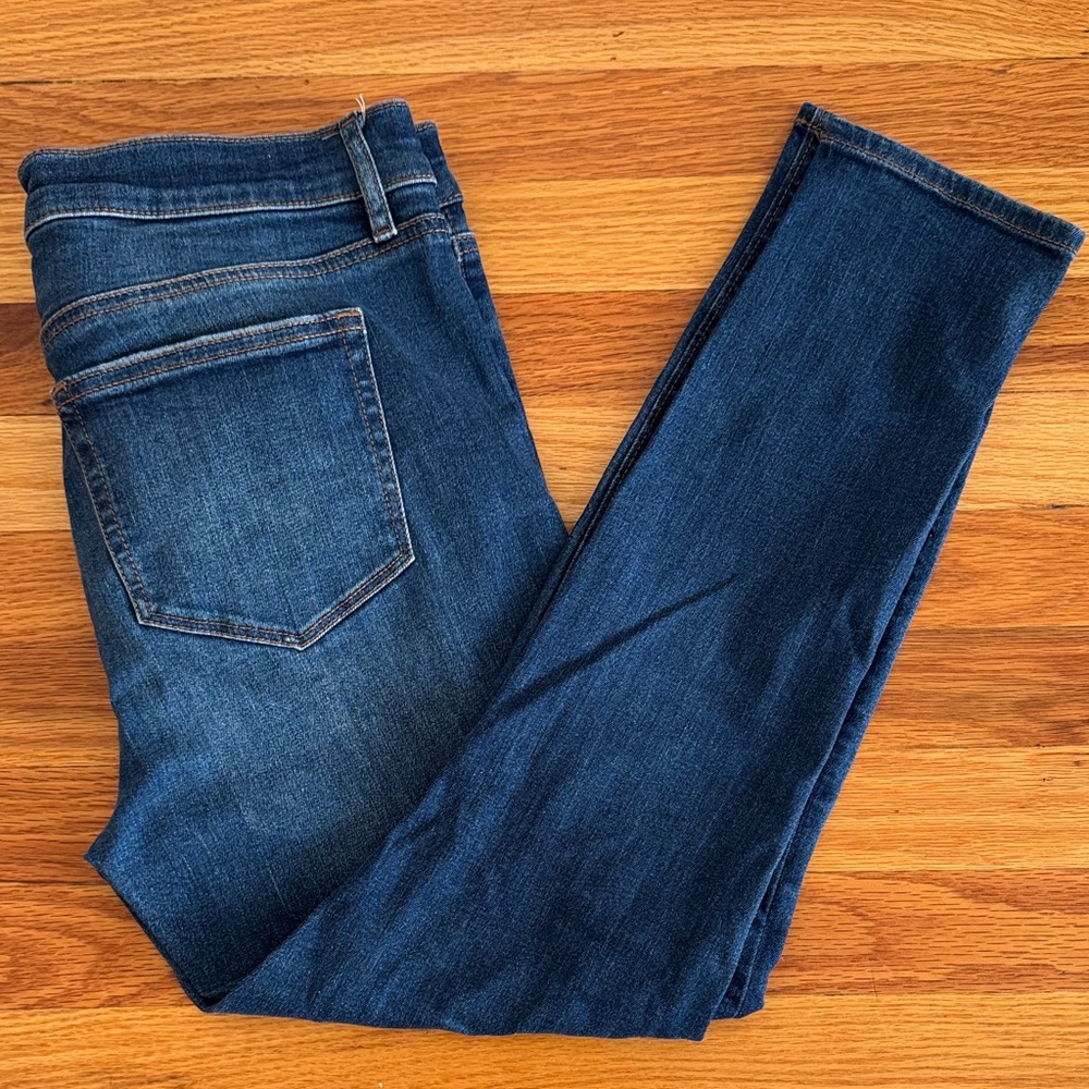 Women’s LOFT Dark Blue Skinny Jeans Petite 8P